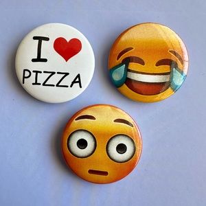 Emoji Pins (3-in-1 Package!)